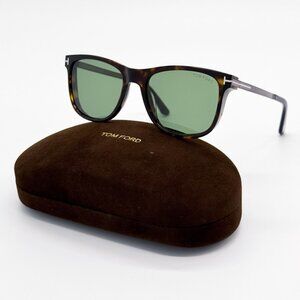 NEW TOM FORD SUNGLASSES SINATRA TF1104 52N HAVANA/GREEN MEN EYEWEAR FT1104/S 52N